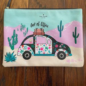 NWOT Kate Spade Large Pouch/Cosmetic Bag